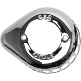 S&S CYCLE 1700687 S&S Cycle Air Cleaner Cover - Air Stinger Teardrop - Chrome 170-0687