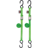 Powertye Mfg. Standard Tie-Downs - 1" X 5-1/2' - Green 22265