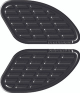 One Emblems Tankpad Soft Touch Leather L&R Black Bumps13P