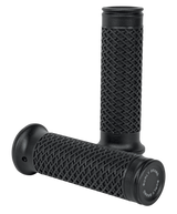 Burly Brand Slash Cut Grip Set 7/8" Black B16-1001B Burly Brand Slash Cut Grip Set 7/8" Black B16-1001B