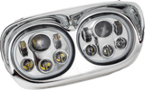 Letric Lighting Co Led Headlight Chr/Chr Halo Fltr `98-13 Llc-Lrhp-Hcc Letric Lighting Co Led Headlight Chr/Chr Halo Fltr `98-13 Llc-Lrhp-Hcc
