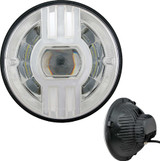 Cyron ABIG7B2-C Cyron Headlight 7" Beast 2 Chrome W/Driving Light Abig7B2-C