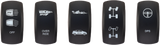 Xtc Power Products SW00-001000X3 Xtc Power Products Dash Switch Rocker Faces 5/Pk X3 Replacement Sw00-001000X3