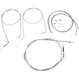 Baron Stainless Handlebar Cable/Line Kit - 18" - 20" - Vn2000 Ba-8076Kt-18