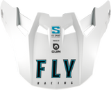 Fly Racing Formula S Carbon Solid Visor White Md/Lg 73-4496