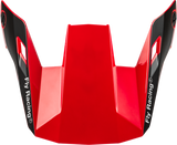 Fly Racing 73-91140 Fly Racing Rayce Helmet Visor Red/Black/White Xl-2X 73-91140