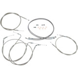 BARON BA8042KT12 Baron Stainless Handlebar Cable/Line Kit - Xvs1100Cl Ba-8042Kt-12