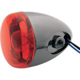 Chris Products Turn Signal - Black Nickel/Red 8887R-Bn