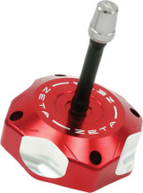 Zeta Billet Gas Cap Red Ze87-1503 Zeta Billet Gas Cap Red Ze87-1503