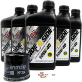 Klotz Sidexside Oil Change Kit 10W40 /W Oil Filter Yam Ku-106