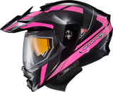 Scorpion Exo 96-1178-SD Scorpion Exo Exo-At960 Cold Weather Helmet Hicks Pink 3X (Dual Pane) 96-1178-Sd