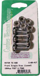 Gardnerwestcott C-80-41T Gardnerwestcott Front Brake Rotor Torx Torx Button Head Chrm 84-Up C-80-41T