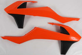 ACERBIS 2421085225 Acerbis Radiator Shrouds Orange/Black 2421085225