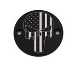 Custom Engraving M8 Timer Cover Punisher Black Patr22-63Bg