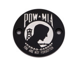 Custom Engraving M8 Timer Cover Pow-Mia Black Pow02-63Bg