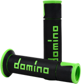 Domino Racing A45041C4440B7-0 Domino Racing A450 Road Racing Grips Black/Green Pair A45041C4440B7-0