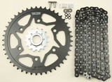 VORTEX CK6354 Vortex Sprocket/Chain Kit Stl/Stl 15/45T Sil Rx3 520-114L Blk Ck6354