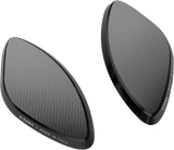 Rizoma BS545B Rizoma Mirror Block Off Plates Pair Black Apr Bs545B