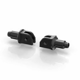 Rizoma PE760B Rizoma Footpeg Mount Kit Rider Black Pr Pe760B