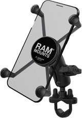 Ram RAM-B-149Z-A-UN10U Ram X-Grip Large Phone Mount W/Handlebar U-Bolt Base Short Ram-B-149Z-A-Un10U