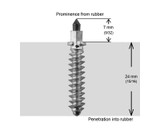 Igrip SS-32200R Igrip 1 1/4"-32Mm Shoulder Studs Qty 200 Ss-32200R