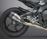 Yoshimura 13100CP520 Yoshimura Exhaust Race Alpha-T 3Qtr Slip-On Ss-Ss-Cf Works 13100Cp520