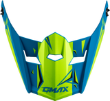 Gmax Youth Mx-46Y Unstable Visor Matte Blue/Green Ys-Yl G0465182