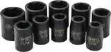 Performance Tool 10 Pc 1/2" Sae Imp Skt Set Shallow M592Db