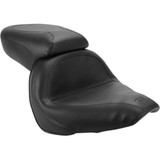 MUSTANG 75794 Mustang Seat - Vintage - Wide - Touring - Without Driver Backrest - One-Piece - Smooth - Black - Vlx600 75794