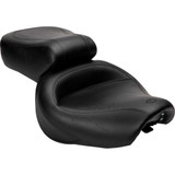 Mustang Seat - Vintage - Wide - Touring - Without Driver Backrest - One-Piece - Smooth - Black - Vt1100 75018