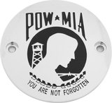 Custom Engraving POW01-63 Custom Engraving M8 Timer Cover Pow-Mia Chrome Pow01-63