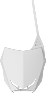 POLISPORT 8666600001 Polisport Restyle Front Number Plate White 8666600001