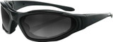 BOBSTER BRA201 Bobster Raptor Ii Sunglasses Black W/3 Lenses Bra201
