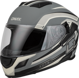 Gmax Ff-18 Drift Helmet Matte Grey/Silver/Black Xs F1181813