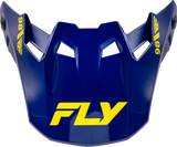 Fly Racing 73-4358 Fly Racing Formula Cc Objective Visor Navy/Yellow Yl/Sm 73-4358