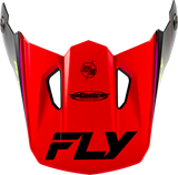 Fly Racing Kinetic Rally Helmet Visor Red/Black/White Xl/2X 73-8695