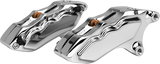 Hawg Halters Inc FKDDCC6018D Hawg Halters Inc 6 Pist Front Dual Caliper Kit Chrome W/ 11.8" Rotor Fkddcc6018D