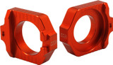 Works Axle Blocks Elite Ktm/Hus Orange 17-263