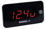 Koso Super Slim Touch Screen Volt & Temp Gauge Red Display Ba068041 Koso Super Slim Touch Screen Volt & Temp Gauge Red Display Ba068041