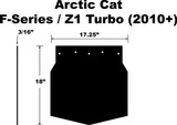 Pdp SF-Z1FPB Pdp Snowflap Arctic Cat F-Series/Z1 Turbo 2010+ Sf-Z1Fpb