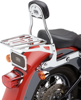 Cobra Detachable Backrest Round Chrome Softail 00-06 602-2001