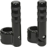 Lindby Clamp-On Pegs Blk W/ Wide O Ring For 1 1/2" Bar Bl715