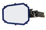 Atv Tek Elite Series 1 Side Mirror Blue Replacement Frame Es1-Blue
