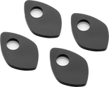Rizoma FR232B Rizoma Turn Signal Mounting Kit 4 Pcs Black Fr232B