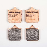 BRAKING 870CM55 Braking Brake Pad Set Sintered Sport 870Cm55