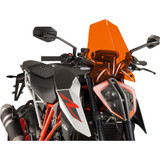 Puig Hi-Tech Parts New Generation Windscreen - 16-1/4" - Orange - Ktm 9692T