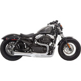 Bassani Xhaust Mega Power Exhaust - Chrome - Short - '14-'21 Xl With Mid/Forward Controls 1X32R Bassani Xhaust Mega Power Exhaust - Chrome - Short - '14-'21 Xl With Mid/Forward Controls 1X32R