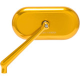 ARLEN NESS 13175 Arlen Ness Mirror - Side View - Oval - Gold - Left 13-175