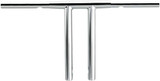 WILD 1 WO566 Wild 1 Chubby 10" Flatline Bar Chrome Wo566