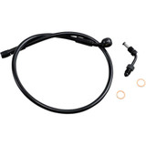 MAGNUM SHIELDING SBB150125 Magnum Shielding Brake Line - Upper With Adapter - Black Sbb1501-25